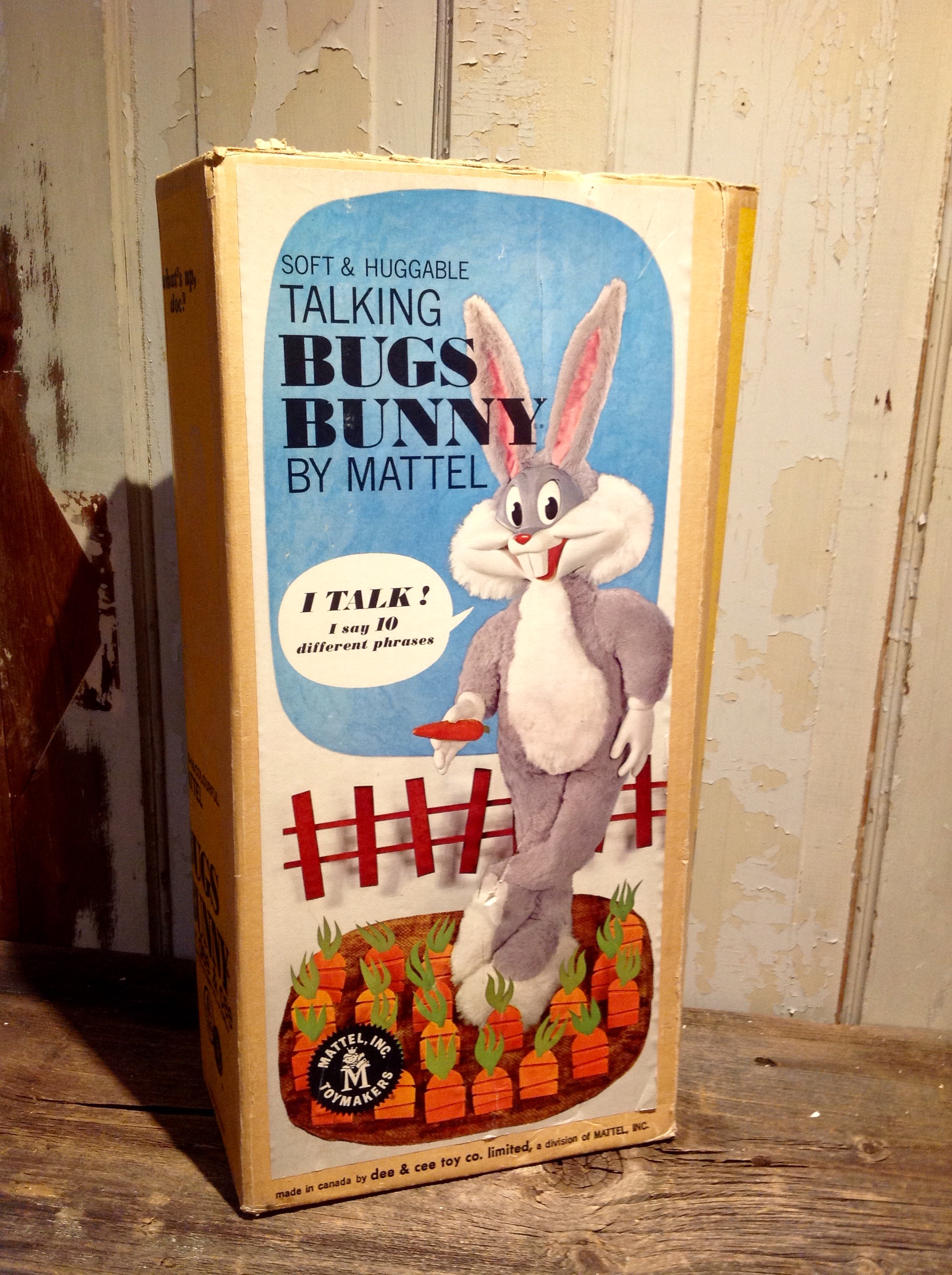 1961 Talking Bugs Bunny By Mattel With